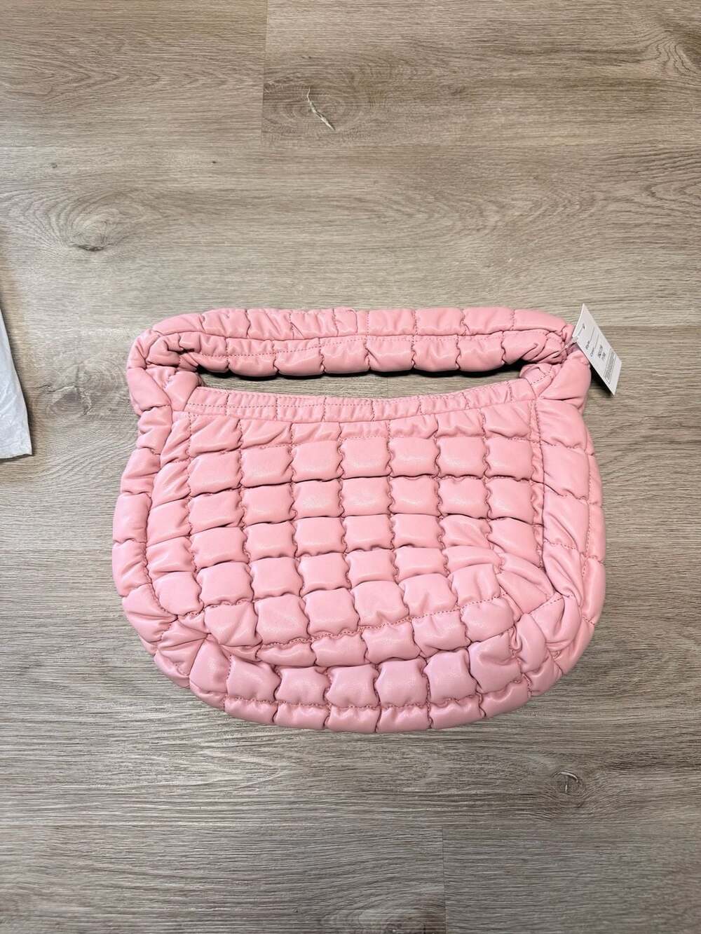 Quilted Puffer bag Pink Polyester